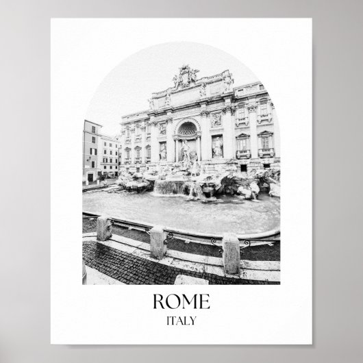 Rome Italië Boog Fotoprint Poster (Voorkant)