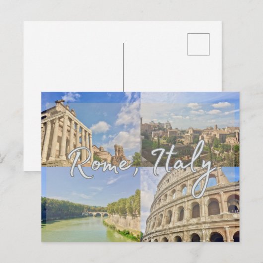 Rome, Italië Briefkaart (Voorkant / Achterkant)