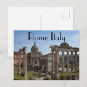 Rome Italië Briefkaart (Voorkant / Achterkant)