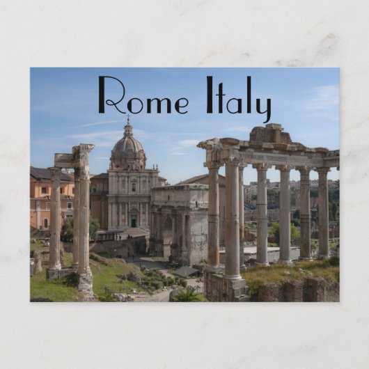 Rome Italië Briefkaart (Voorkant)