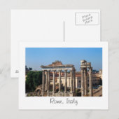 Rome, Italië briefkaart (Voorkant / Achterkant)