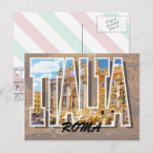 Rome, Italië Briefkaart (Voorkant / Achterkant)