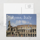 Rome, Italië Briefkaart (Voorkant / Achterkant)