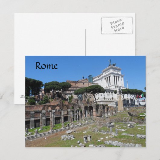 Rome, Italië Briefkaart (Voorkant / Achterkant)
