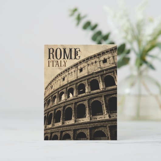  rome italië briefkaart (Staand voorkant)