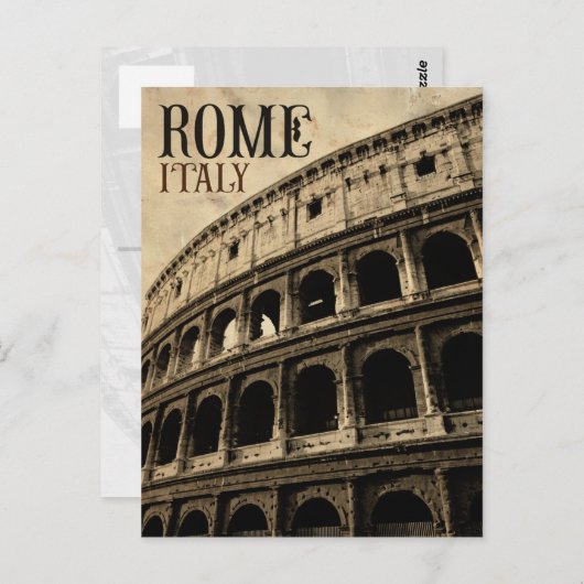  rome italië briefkaart (Voorkant / Achterkant)