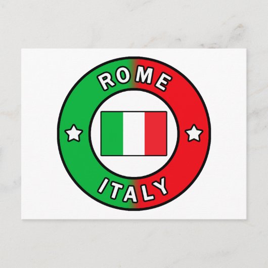 Rome Italië Briefkaart (Voorkant)