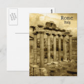 Rome, Italië Briefkaart (Voorkant / Achterkant)