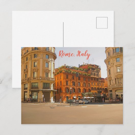 Rome Italië Briefkaart (Voorkant / Achterkant)