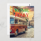 Rome Italië Briefkaart (Voorkant / Achterkant)