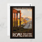 Rome Italië Briefkaart (Voorkant / Achterkant)