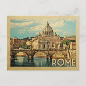 Rome Italië Briefkaart Vintage Travel (Voorkant)