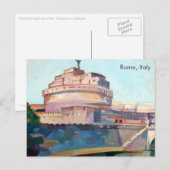 Rome, Italië | Castel Sant' Angelo Briefkaart (Voorkant / Achterkant)