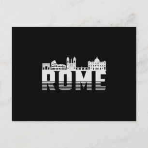 Rome Italië City Skyline Cityscape Funny Gift Briefkaart