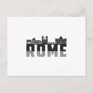 Rome Italië City Skyline Cityscape Funny Gift Idea Briefkaart