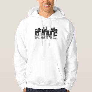 Rome Italië City Skyline Cityscape Funny Gift Idea Hoodie