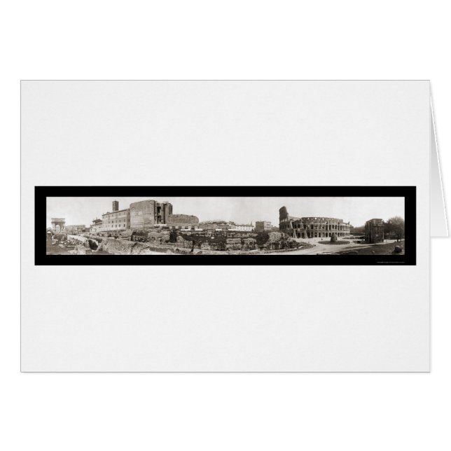Rome, Italië Coliseum Foto 1909 (Voorkant Horizontaal)