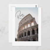 Rome, Italië. Colosseum Briefkaart (Voorkant / Achterkant)