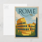 Rome, Italië Colosseum Briefkaart (Voorkant / Achterkant)