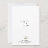 Rome Italië Colosseum Destination Wedding Save The Date (Achterkant)