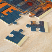 Rome Italië: Colosseum en oude wonderen Legpuzzel (Zijkant)