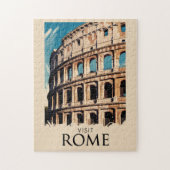 Rome Italië Colosseum Illustratie Reiskunst Legpuzzel (Verticaal)