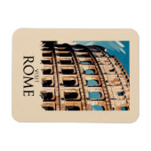 Rome Italië Colosseum Illustratie Reiskunst Magneet (Horizontaal)