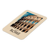 Rome Italië Colosseum Illustratie Reiskunst Magneet (Linkerzijde)