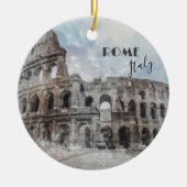 Rome Italië Colosseum  Keramisch Ornament (Voorkant)