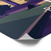 Rome - Italië, Colosseum, poster voor reiskunst (Hoek)