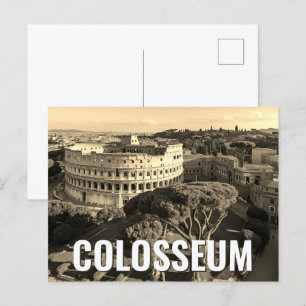 Rome Italië Colosseum Reiskunst Briefkaart