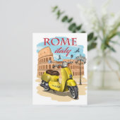 Rome Italië Colosseum Reizen Kunst  stad Briefkaart (Staand voorkant)