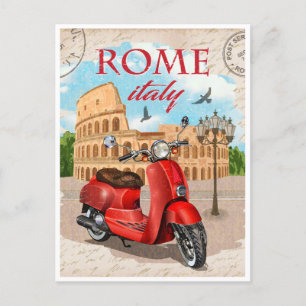 Rome Italië Colosseum Reizen Kunst  stad Briefkaart