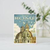 Rome Italië Colosseum Reizen Kunst stad Briefkaart (Staand voorkant)