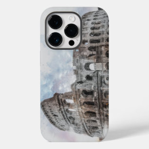 Rome Italië Colosseum Reizen Kunst Vintage Case-Mate iPhone 14 Pro Hoesje