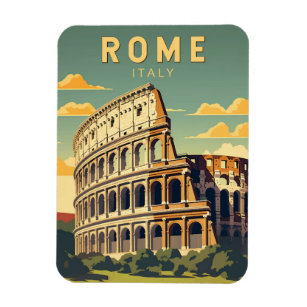 Rome Italië Colosseum Reizen Kunst Vintage Magneet