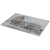 Rome Italië Colosseum Reizen Kunst Vintage Snijplank (Hoek)