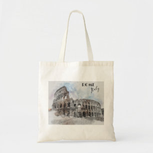 Rome Italië Colosseum Reizen Kunst Vintage Tote Bag