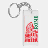 Rome, Italië Colosseum Sleutelhanger (Voorkant Links)