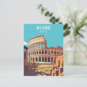  Rome Italië Colosseum Travel Briefkaart (Staand voorkant)