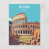  Rome Italië Colosseum Travel Briefkaart (Voorkant)