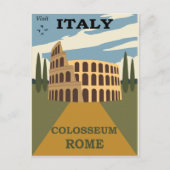  Rome Italië Colosseum Travel Briefkaart (Voorkant)