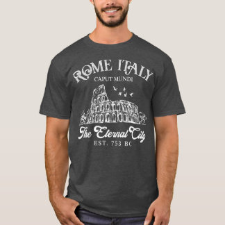 Rome Italië De buitenwijk van de buitenwijk die de T-shirt