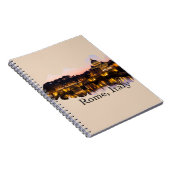 Rome, Italië: De Romantische Stad bij nacht Notitieboek (Rechterzijde)