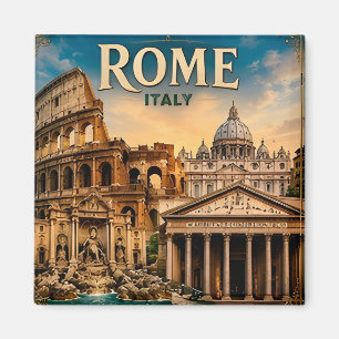 🌍 Rome Italië Emmerlijst Reis Aandenken 🌍 Magneet