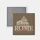 Rome Italië Europa Magneet (Voorkant / Achterkant)