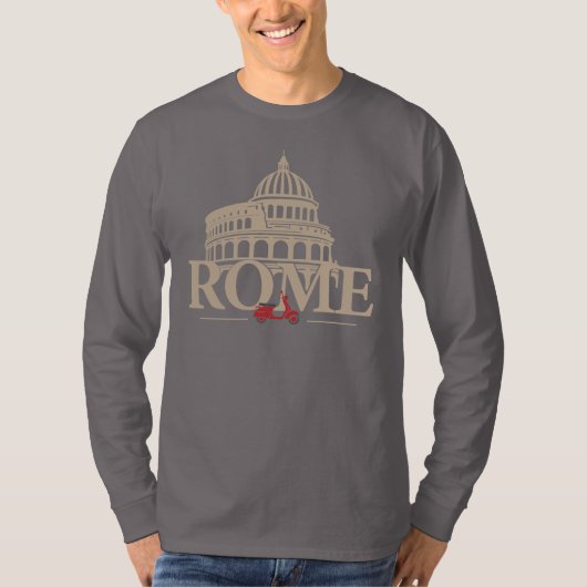 Rome Italië Europa T-shirt (Voorkant)