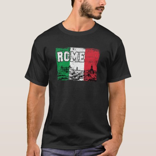 Rome Italië Europa T-shirt (Voorkant)