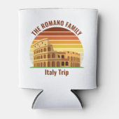 Rome Italië Familiereis Colosseum Sunset Custom Blikjeskoeler (Voorkant)