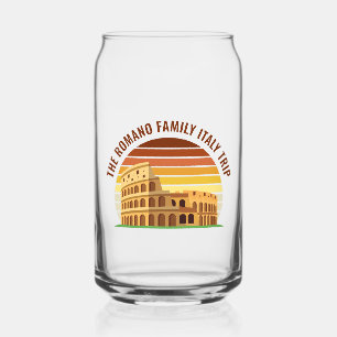 Rome Italië Familiereis Colosseum Sunset Custom Blikvorm Glas